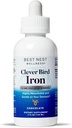Best Nest Wellness Liquid Iron - Brain Health Support Supplement mit Albion Taste-Free Iron - Aids Energy & Red Blood Cell Production - Bioavailable Iron Formula - Chocolate, 4 fl oz (120 Servietten)