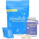 Blowfish Wingman for Hangovers – The Ultimate Night + Day Hangover Fighting System. Knock Out Hangovers with 30 Wingman Capsules and 20 EFFERVESCENT Tablets