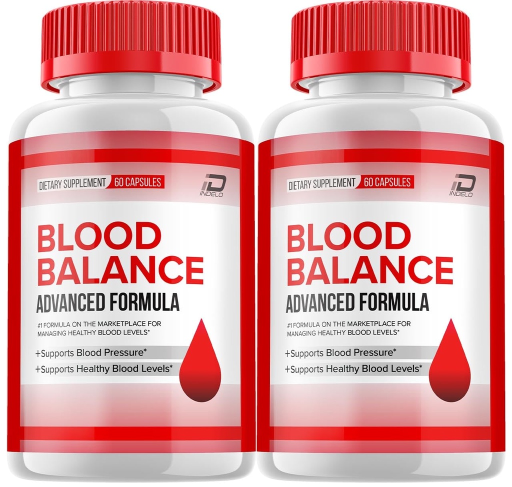 Blut Balance Kapseln, BlutBalance Advanced Supplement, Alle natürlichen Formel, um gesunde Levels zu erhalten, maximale Stärke tägliche Formel, Blut Balance Bewertungen (2 Pack - 120 Kapseln)