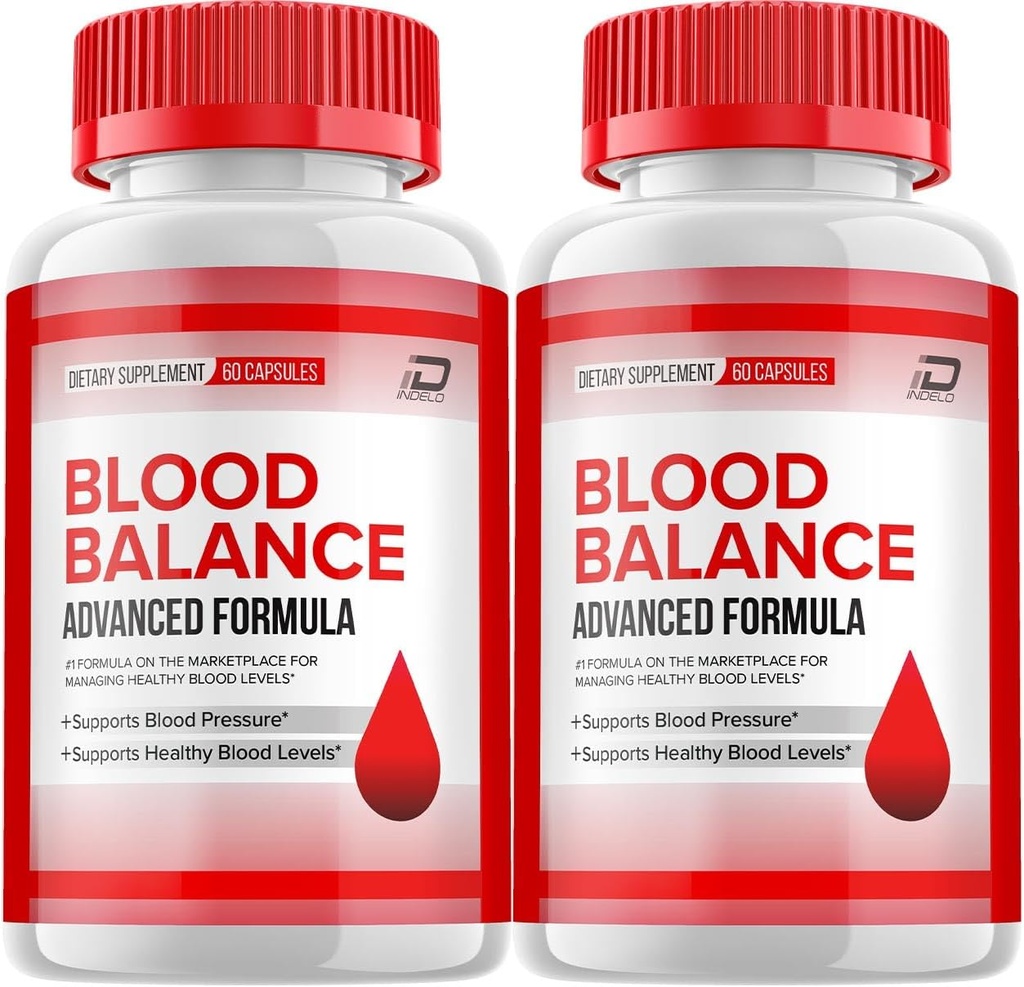 Blut Balance Kapseln, BlutBalance Advanced Supplement, Alle natürlichen Formel, um gesunde Levels zu erhalten, maximale Stärke tägliche Formel, Blut Balance Bewertungen (2 Pack - 120 Kapseln)