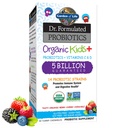 Jardin de la vie Probiotiques pour enfants, Dr. Probiotiques préparés Bio Kids+ Vitamine C & D, Cerise de baie, Gluten Laiterie & Soja Sans Immune & Supplément Santé Digestionnelle, 30 Chewables
