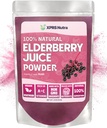 XPRS Nutra Elderberry Juice Powder - Elderberry Powder Organic Fruit Juice Mix - Pulvered Elderberries Supplement Rich in Vitamin A und C (4 oz)