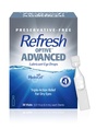 Rafraîchir Optimiser les gouttes de lubrifiant avancées, sans conservateur, 0,01 Fl Oz Conteneurs à usage unique, 30 Compte