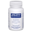 Pure Encapsulations Iodine - Ergänzung zur Unterstützung der Schilddrüse & Hilfe Pflege gesunden zellulären Stoffwechsel - mit Premium Kalium Iodide - 120 Kapseln