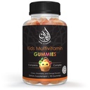 Halal Kids Multivitamin Gummie | Vitamin C, D, Zink, A, E, B6, B12, Biotin, Folate, Inositol | Stärken Metabolismus, Knochen & Immunität | Vegetarisch | Glutenfrei | 90 Count