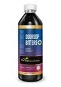 Kräuter Goodness Soursop Bitters Liquid Drops, 10 in 1 mit Moringa, Papaya, Burdock & Ginger, Organic Serene Soursop Bitters - Gut Support & Natural Body Detox Herbal Tonic | Vegan, Non-GMO, 12 Fl Oz