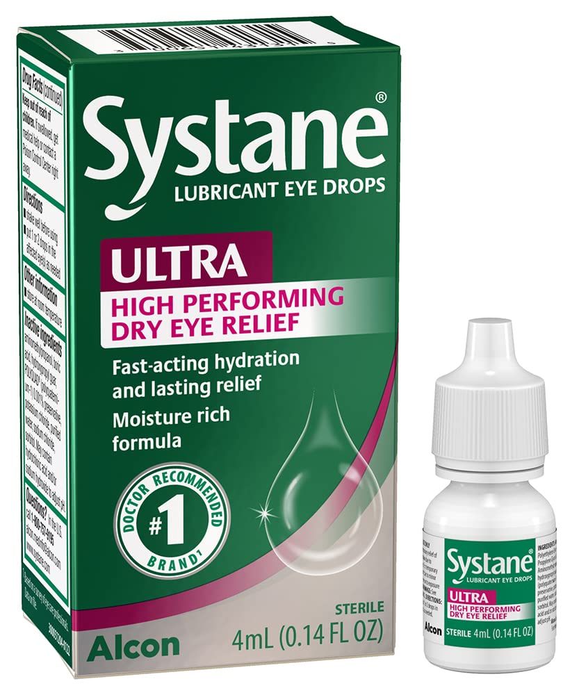 Systane Ultra Lubricant Augentropfen,0.14 Fl Oz (Pack von 1)