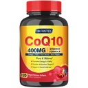 CoQ10 400mg SoftGels COQ10 - CQ10 Coenzym Q10 Supplement, Plus PQQ, Omega 3, und Vitamin E, für Herz- und Zellenergie, 120 Portionen