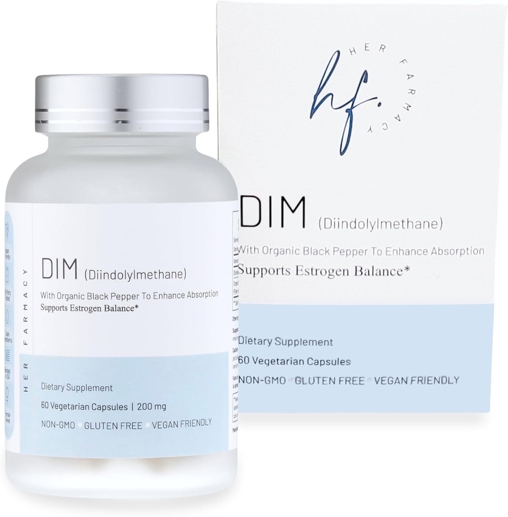DIM (Diindolylmethan) Ergänzung | 60-Tage Versorgung | Plastic-Free | Qualität Ingredient Testen | Hormonal Balance | PCOS | Menopause | Hormonale Akne | Estrogen Balance