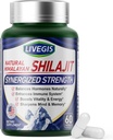 Himalayan Shilajit Kapseln Balance Hormone, Boost Immunität, Verbessern Vitalität & Gedächtnis, High-Potency Supplement mit verschiedenen Zutaten,Non-GMO Natural & Organic - 60 Zähler