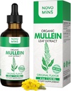 Mullein Leaf Tincture - Lung Cleanse - Vegan Lung Detox - Respiratory Health and Immune Support Drops - Natural Supplement Liquid Extract 4 fl.oz. Chlorphyll