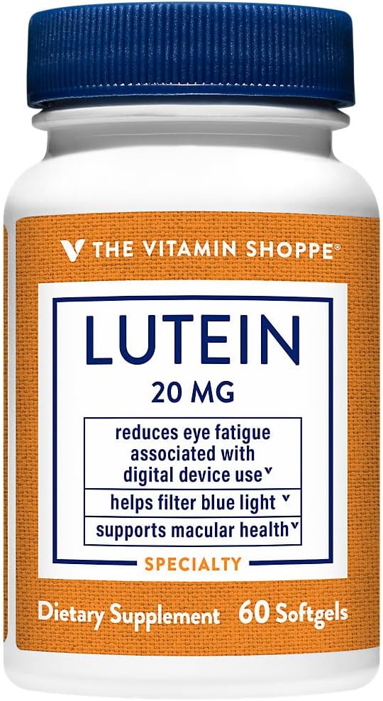 Der Vitamin Shoppe Lutein 20 MG (60 Softgels)