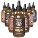 Revolution Viking Huile de barbe au tabac douce pour les hommes - Huile de barbe naturelle pour hommes avec huile d'argan et huile de jojoba - Adoucisseur de barbe, renforce et hydratante - Conditionneur de barbe pour les hommes (Tabac sucré,1Pack)