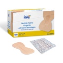 Dynarex Stoffklebebandagen - Sterile & flexible Stoffbandagen für Wunden - Nicht-Stick Pads - Individuell verpackte Erste Hilfe liefert - kein Latex - 1-3/4x3", 1 Box von 100