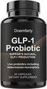 60 PCS GLP-1 Probiotic - AFU Multi-Strain Probiotic + Prebiotic, Natürlich unterstützen GLP-1 Produktion, Delayed Release, Third-Party Tested, für Männer & Frauen 60 Servietten (Pack von 1) V7