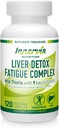 Détox du foie et soutien énergétique – Thistle de lait + 9 ingrédients clés, métabolisme et santé du foie, 120 capsules de Veg