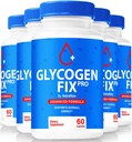 (5 Pack) Glycogen Fix Pro Capsules, All-Natural Blood Support Formula, Premium Supplement to Support Healthy Lifestyle and Maintain Stable Levels, Official GlycogenFix Pro Reviews (300 Capsules)