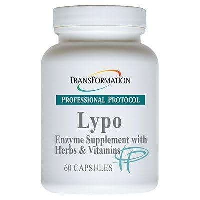 Transformation Enzyme Lypo Enzymergänzung mit Kräutern und Vitaminen für Verdauungsgesundheit, 60 Kapseln
