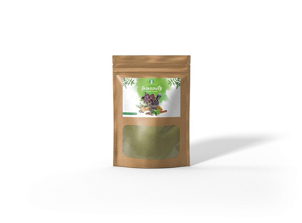 Immunität Kwath 100 Gm mit natürlichen Kräutern Giloy Ashwagandha Mulethi, Kadha, Kaadha 100 Gm