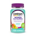 Centrum Femmes Multivitamine Gummies, Immune, Énergie, Soutien de l'apparence saine, 100 comtes, 50 jours d'approvisionnement