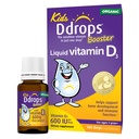 Ddrops Kids Booster 600IU 100 Tropfen - tägliches flüssiges Vitamin D für Kinder. Unterstützt starke Knochen und Immunsystem bei Kindern. Keine Konservierungsstoffe, kein Zucker, Non-GMO, Allergy-Friendly