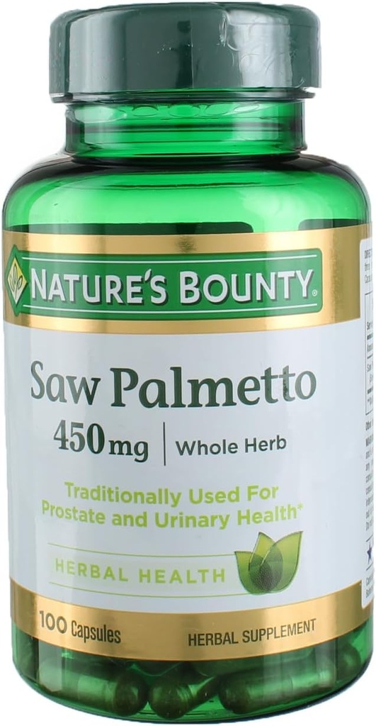 Nature's Bounty Saw Palmetto 450 mg 100 Kapseln