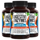 FarmHaven Enzymes digestifs avec 18 Probiotiques & Herbes de Papaye, Bromelain, Protease & More pour Absorption de Lactose & Meilleure Digestion de Lactose Aide Bloaging, Gas, Constipation de Lactose, 180 Capsules