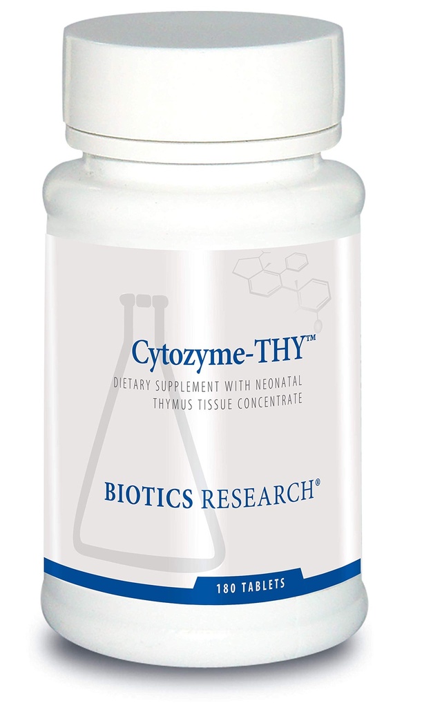Biotics Research Cytozyme Thy Neonatal Thymus Concentrate, unterstützt Gesundheit der Thymus-Gland, Gesunde Immunantwort und Körper Pathway-Prozesse, unterstützt Immunsystem, 180 Tabletten