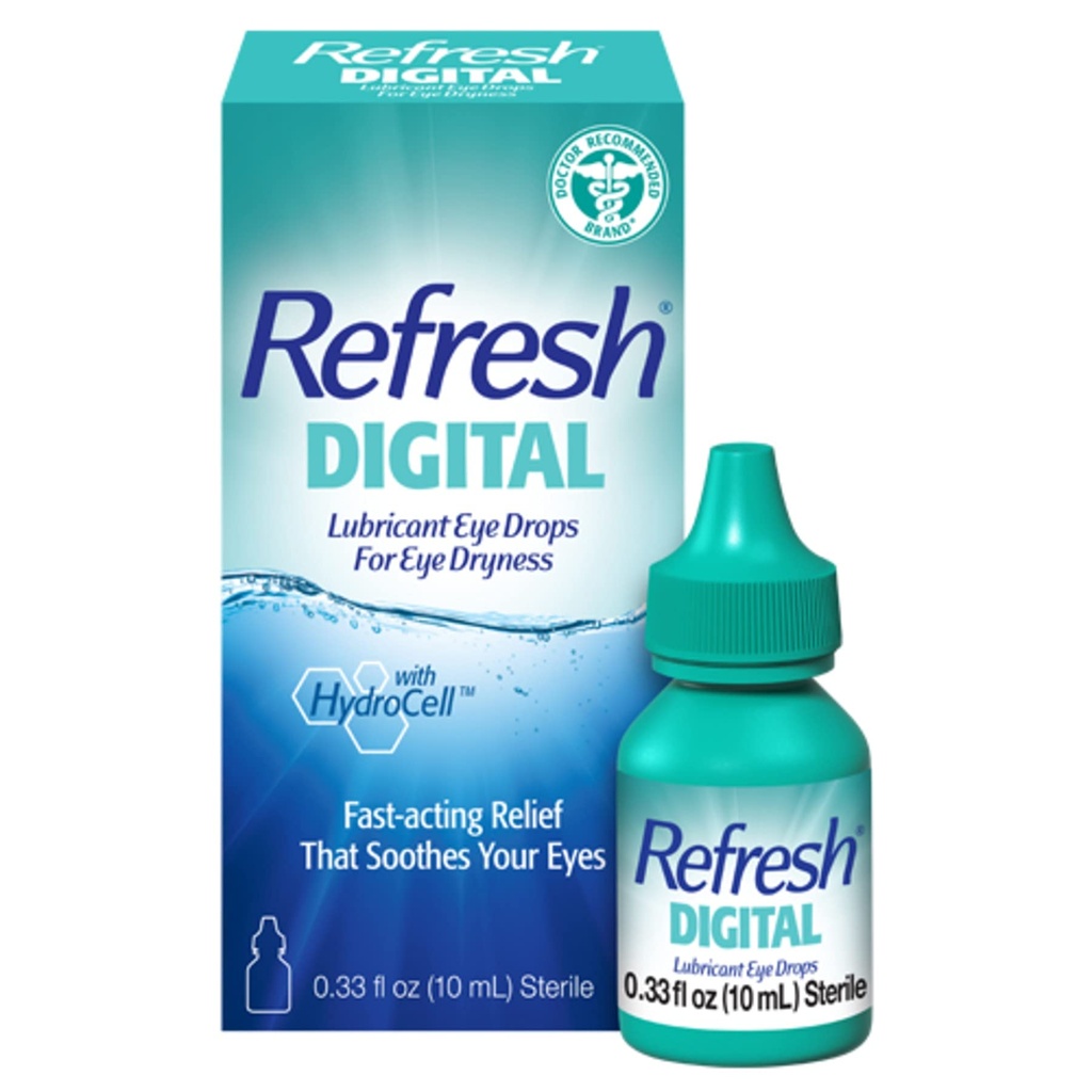 Rafraîchir les gouttes de lubrifiant numérique, 0,33 Fl Oz (paquet de 1)