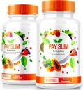 NutraRize (2 Pack) Pay Slim Capsules, PaySlim All-Natural Supplement für gesunde Gewichtsverlust, Premium-Formel, um Körper- und Fitnessziele zu erreichen, offizielle Bewertungen (120 Kapseln)