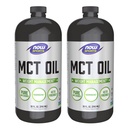 Jetzt Lebensmittel MCT Öl, 32 Unze (Pack von 2) (Verpackung kann variieren)