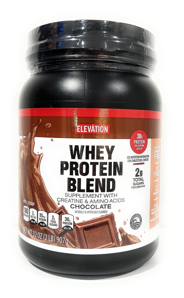 Höhe von Millville Chocolate Protein Powder 32oz, Packung von 1
