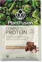 PlantFusion Complete Vegan Protein Powder - Pflanzenbasiertes Proteinpulver mit BCAAs, Verdauungsenzyme und Pea Protein - Keto, Glutenfrei, Sojafrei, Non-Dairy, Kein Zucker, Non-GMO - Schokoladenpaket von 12