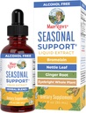MaryRuth Organics Seasonal Support Liquid Extract Kräutermischung Ginger Root | Bromelain | Organic Nettle Leaf | 4 Kräutermischung | Traditionelle Kräuter | Non-GMO | Vegan | Gluten Free | 1 Fl Oz