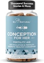 Konzeption Fruchtbarkeit Ergänzungen für Frauen – Aids Ovulation, Hormonal Balance, & Reguläre Zyklen – Pränatale Vitamin-Unterstützung mit Myo-Inositol, Folat, Folsäure, Vitex – 60 vegetarische Soft-Kapseln