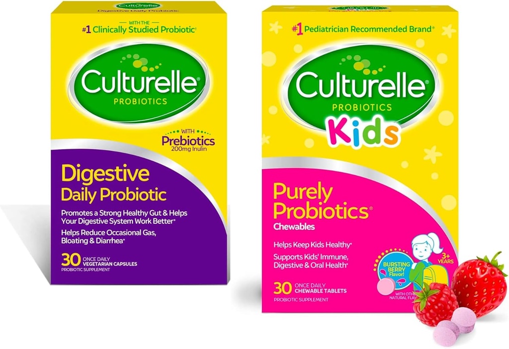 Culturelle Verdauungsgesundheit / Kids Chewables Bundle
