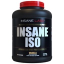 Insane Labz Insane ISO Poudre de protéines de lactosérum contenant 25g d'isolat de lactosérum hydrolysé, 60 portions, vanille