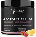 Amino Slim - Slimming BCAA boisson de perte de poids pour les femmes, acides aminés végétaliens, L-Glutamine poudre pour la récupération après l'entraînement et la combustion des graisses