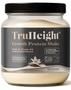 TruHeight Growth Protein Shake (Vanilla Ice Cream Flavor, Whey) Growth & Development Protein Powder for Kids & Teens - Weight Gain Drinks - Beendet von Kinderärzten, Picky Eater Vitamin, Alter 4+