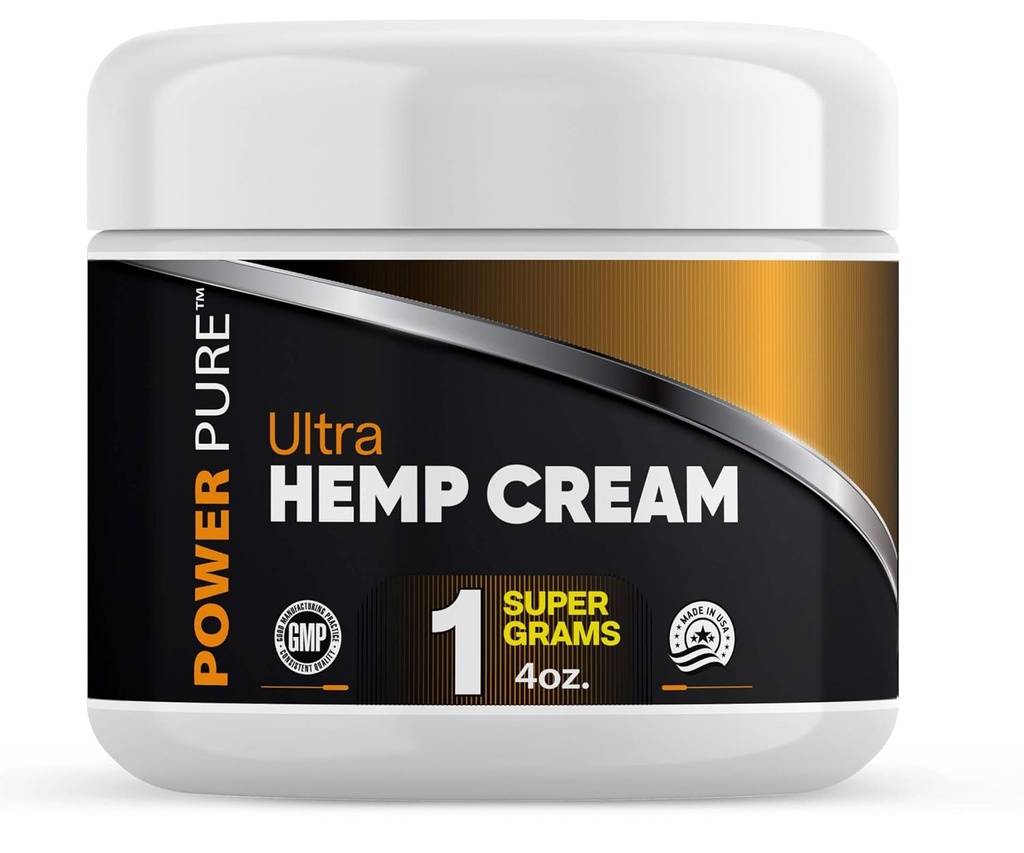 Power Pure Hanf Cream 1000Mg 4 Unze Jar für Untere Rücken, Neck, Knie und Hand Unglück und Striffness. Unser Joint Rub macht keine Falsche Ansprüche von 340,000,000 Mg, die nicht möglich ist