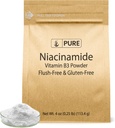 Reine Original Zutaten Niacinamid 4oz Flush-frei, Glutenfrei