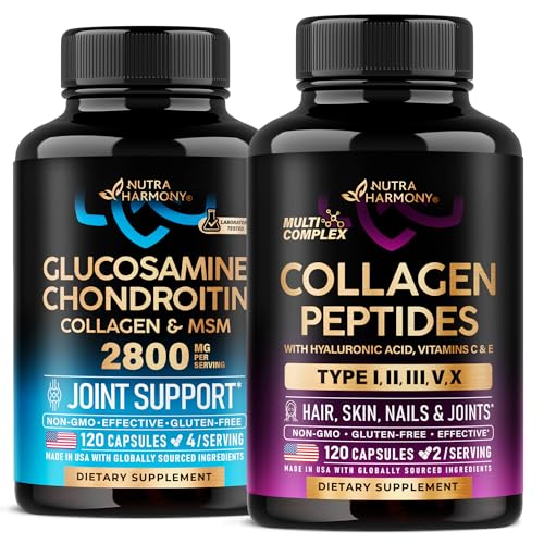NUTRAHARMONY Glucosamin Chondroitin & Collagen Peptide Kapseln