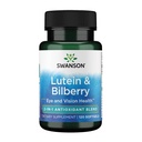 Swanson Standardisierte Lutein & Bilberry - Natürliche Ergänzung zur Förderung von Augen- und Augengesundheit - Formel zur Reduzierung von Augenmüdigkeit & - (120 Softgels)