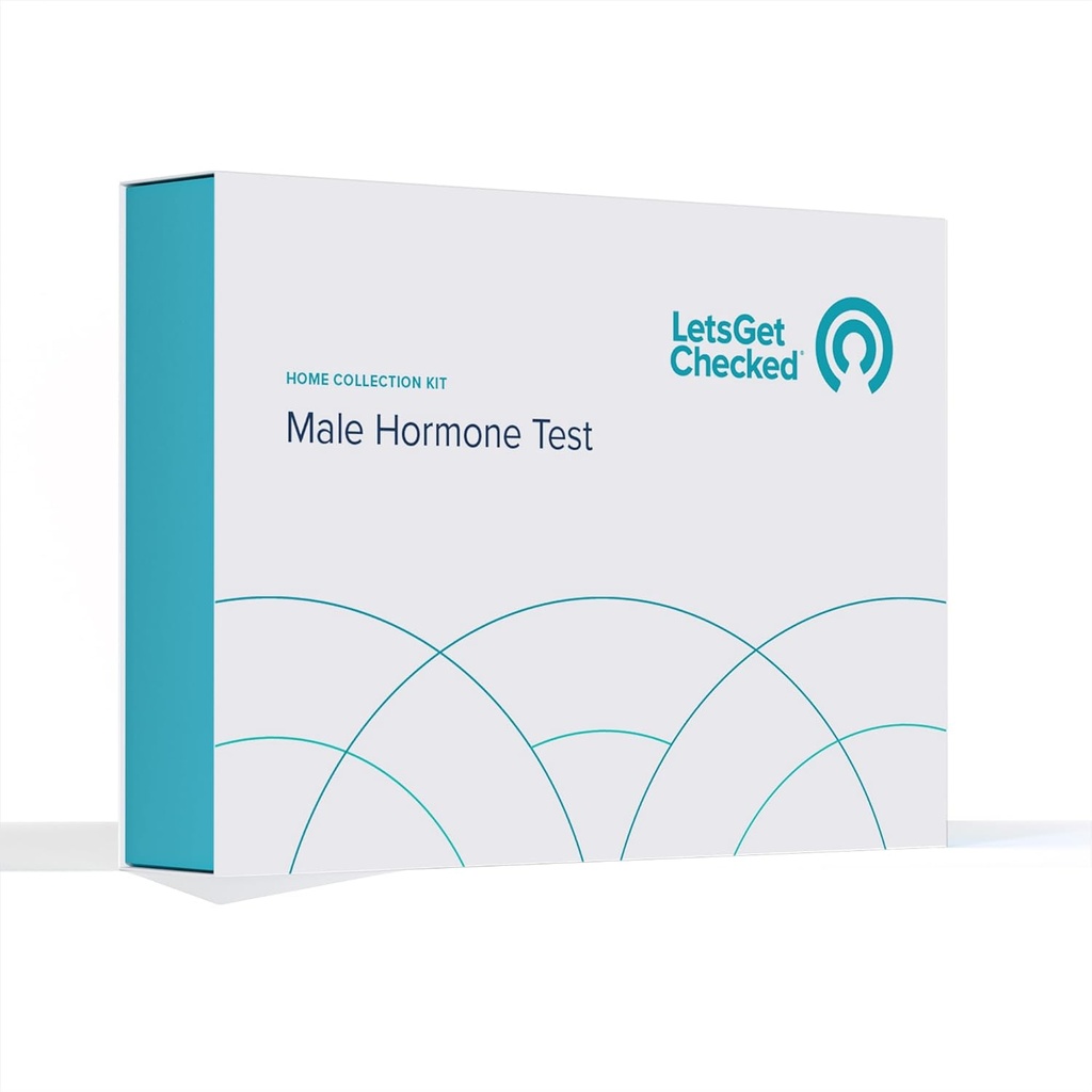 LetsGetChecked - test d'hormone masculine à la maison pour tester la testostérone, l'hormone sexuelle liant la Globuline (SHBG), Androgen libre.