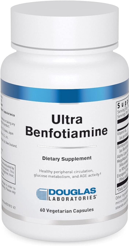 Douglas Laboratories Ultra Benfotiamine | Unterstützt Zirkulation, Nervous System, und Stoffwechsel | 60 Kapseln