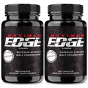 (2 Pack) Maximum Edge Male Pillen - Maximum Edge Capsules für Männer, Komplette tägliche Formel für Gesamt-Wellness und Spitzenleistung, MaximumEdge Advanced Dietary Supplement, Bewertungen (120 Kapseln)