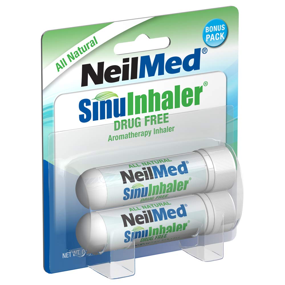 NeilMed SinuInhaler Natural Non Medicated Aromatherapy Inhaler (Bonus Pack) 2 Count (Pack mit 1)