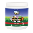 NaturesPlus Tierparade MagKidz, Kirsche Flavor - 0.38 lb - Kinder-Magnesium-Pulver-Ergänzung - Knochen & Muskel-Gesundheitsunterstützung - Glutenfrei, Zuckerfrei - 45 Servietten