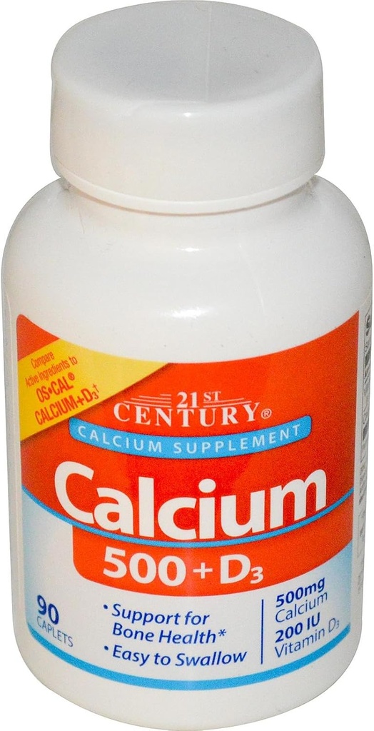 Calcium 500 + D3, 5 mcg (200 IU), 90 Tabletten