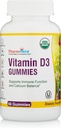 Vitamin D3 Gummi-Tasty Gelatin-freie Gluten-freie Weise, um Ihre Sonnenschein Vitamin (60 Count Cherry Flavor)
